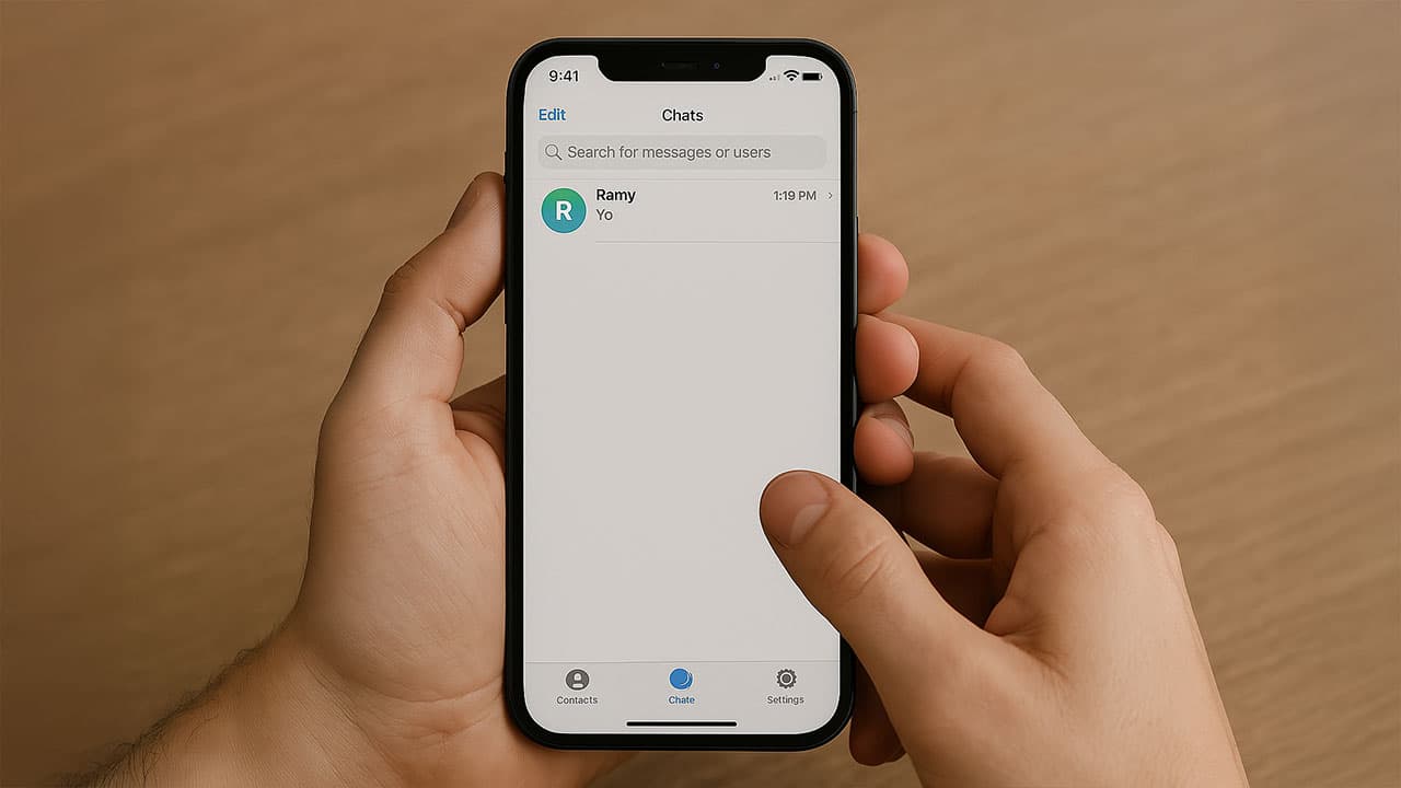 How can I find someone on Telegram